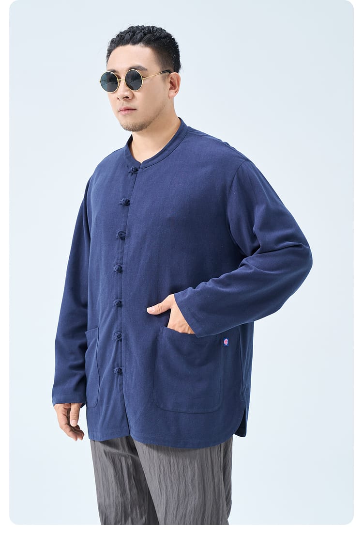 ビッグサイズのチャイナシャツ