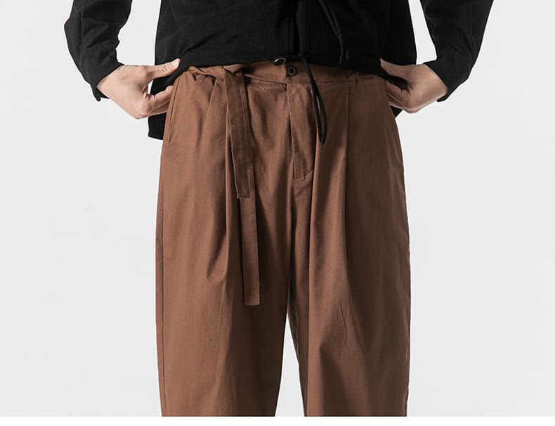 メンズのチャイナパンツ