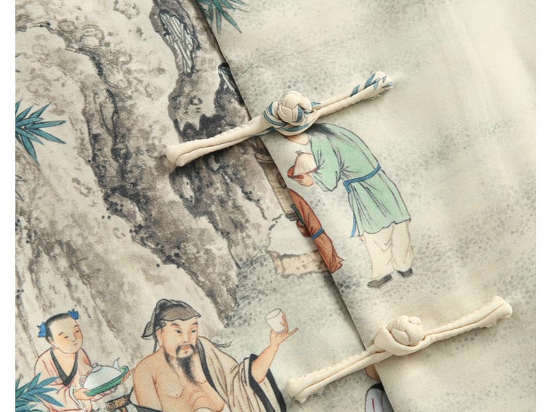 男性用の中国のカンフー半袖シャツ