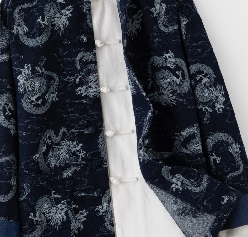 メンズの中華風カジュアルジャケット