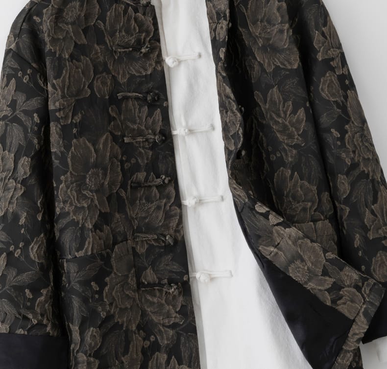 メンズの中華風カジュアルジャケット