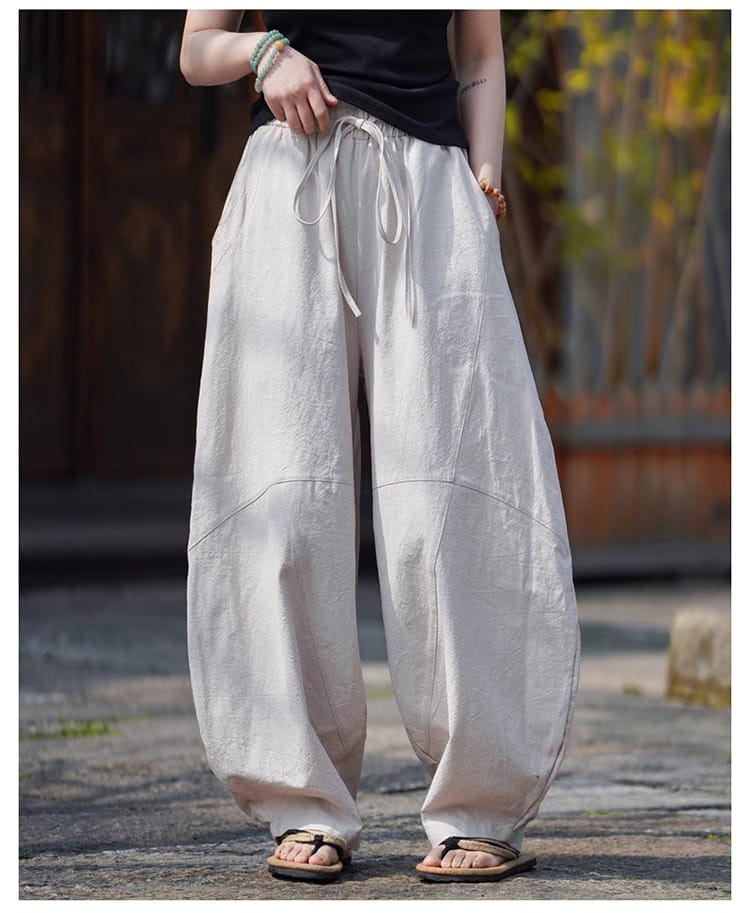 男性用のチャイナ風パンツ