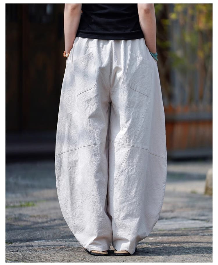 メンズのチャイナ風エスニックパンツ