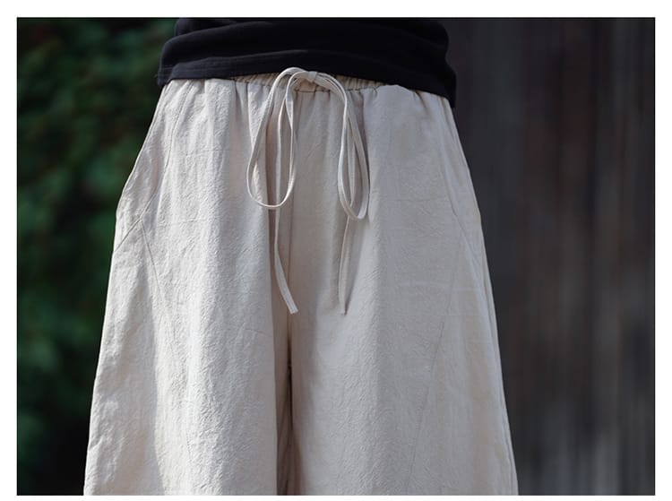 男性用のチャイナ風エスニックパンツ