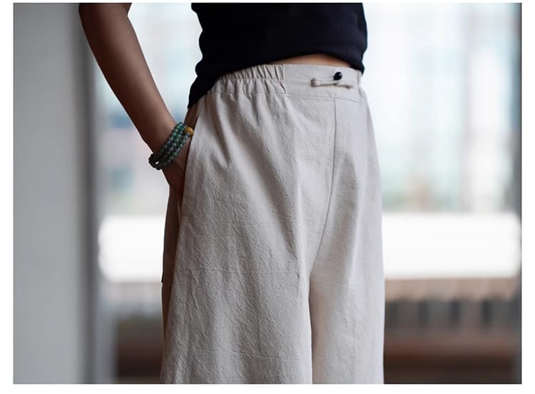 男性用のチャイナ風パンツ