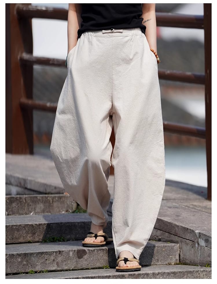 男性用のチャイナカンフーパンツ