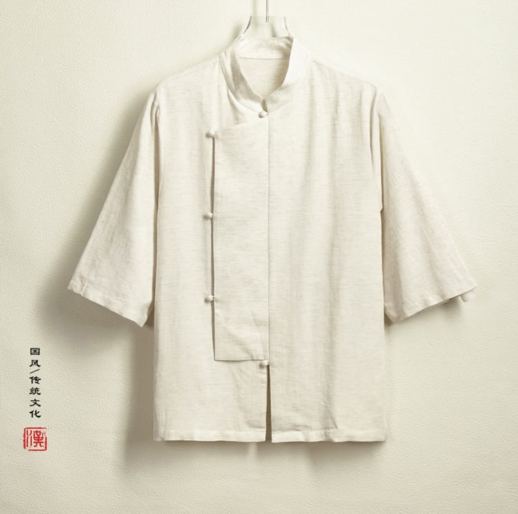 カンフー服のメンズシャツ