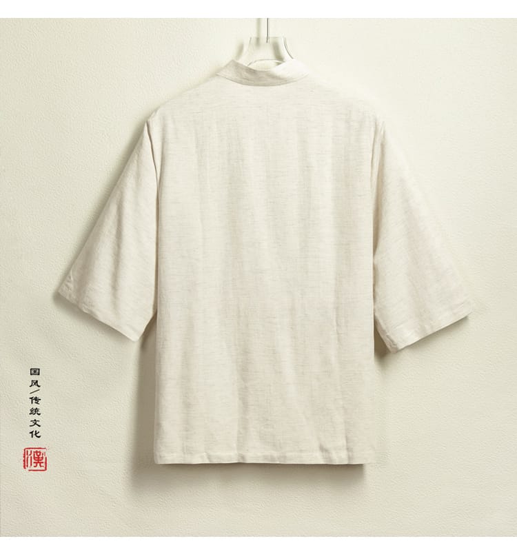 中華風のメンズシャツ