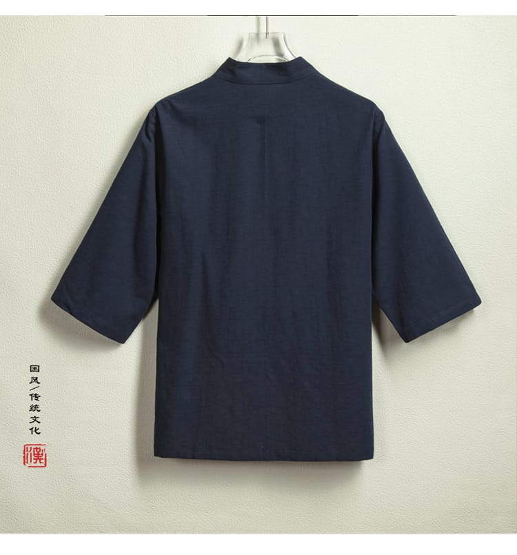 漢服風のチャイナシャツ