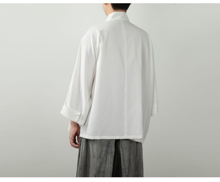 メンズの漢服シャツ