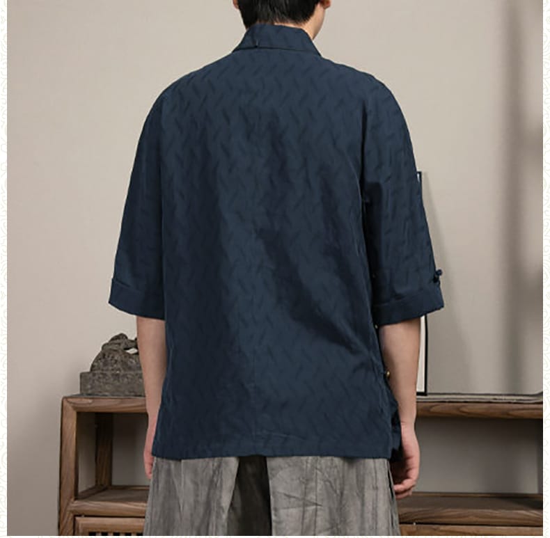 チャイナ風のメンズTシャツ