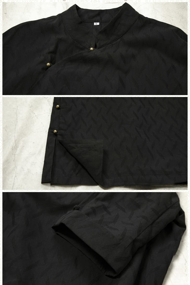 7分袖のチャイナTシャツ