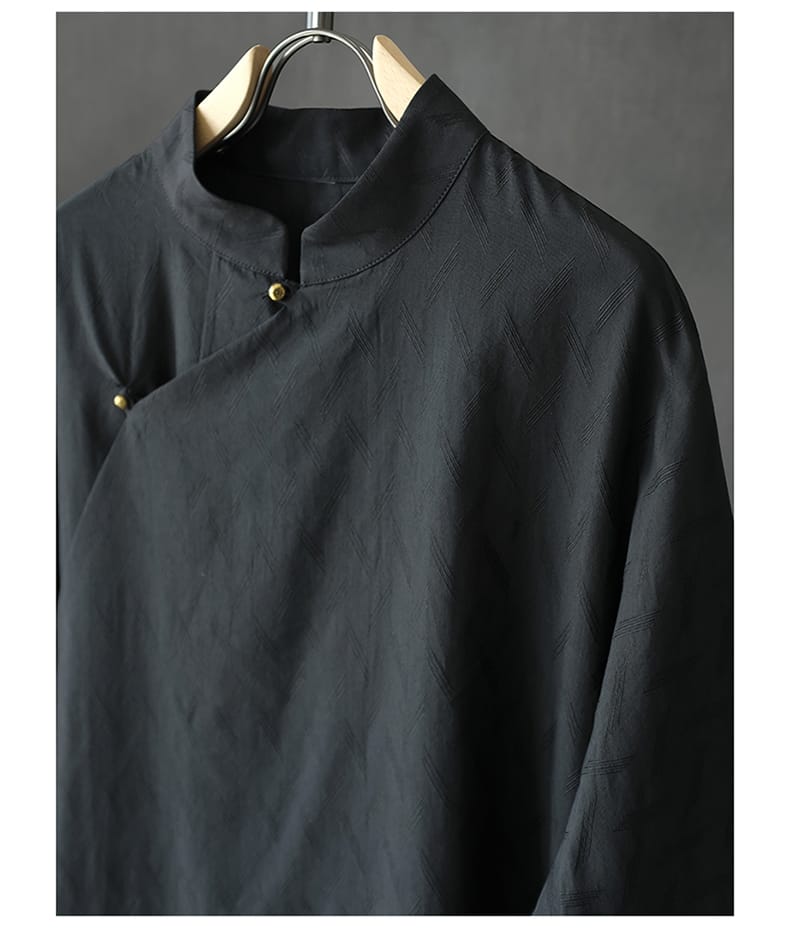 7分袖の中華風Tシャツ
