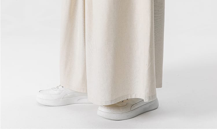 メンズのチャイナ風袴パンツ