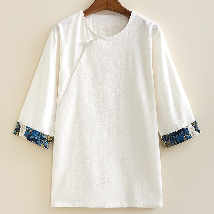 メンズのチャイナTシャツ