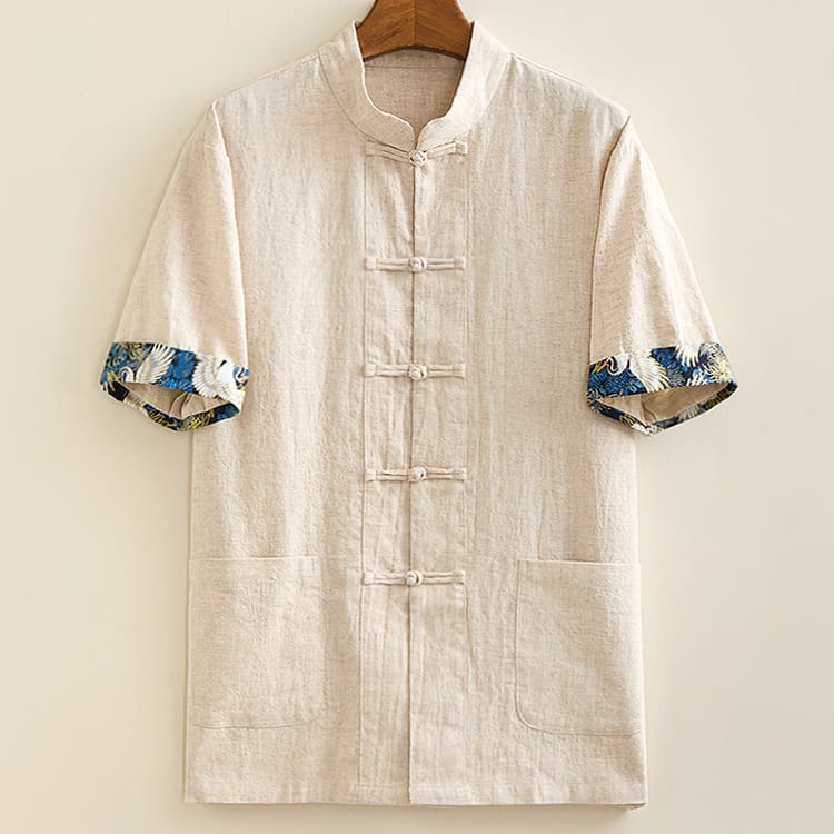 メンズのチャイナシャツ