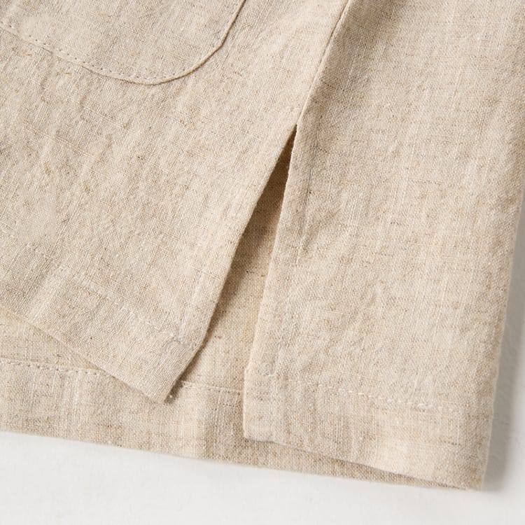 男性用のチャイナボタンシャツ