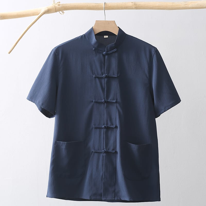 メンズの半袖中華服