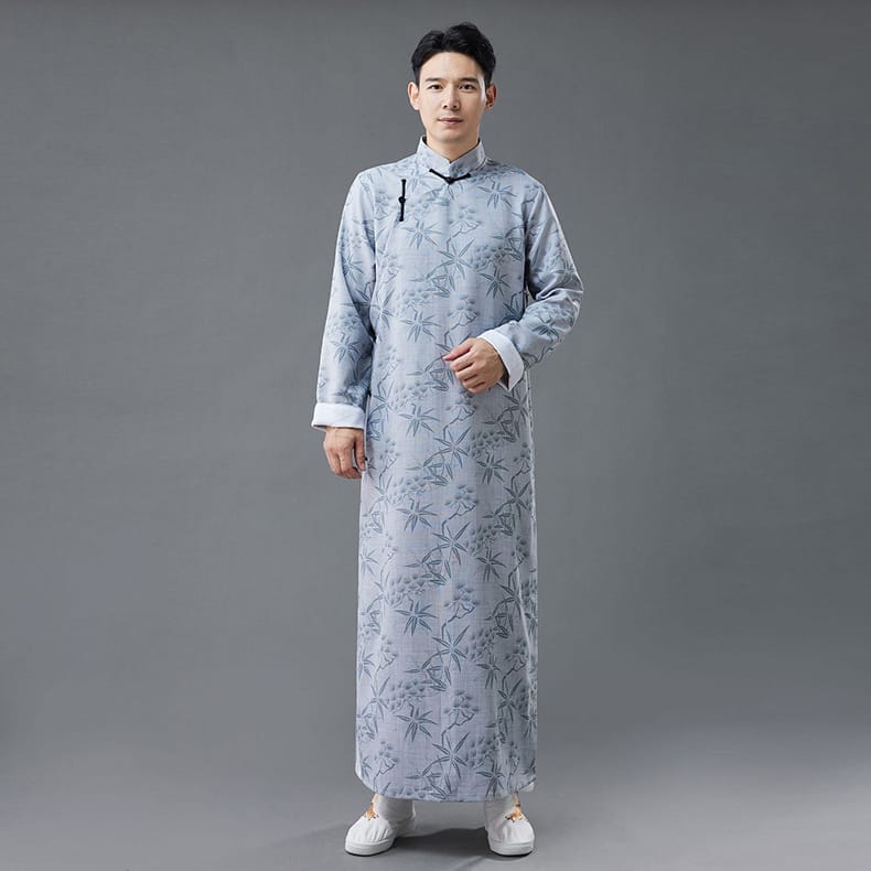 メンズのチャイナローブ"