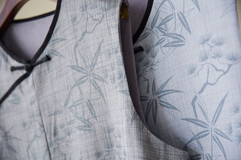 メンズの中華風羽織