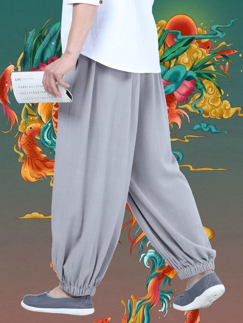 男性の太極拳パンツ