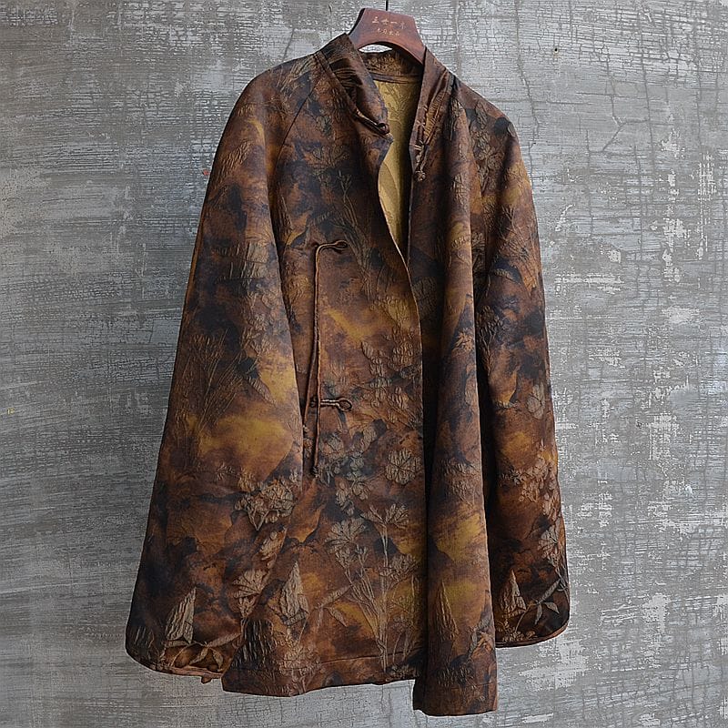メンズの斜め襟チャイナジャケット