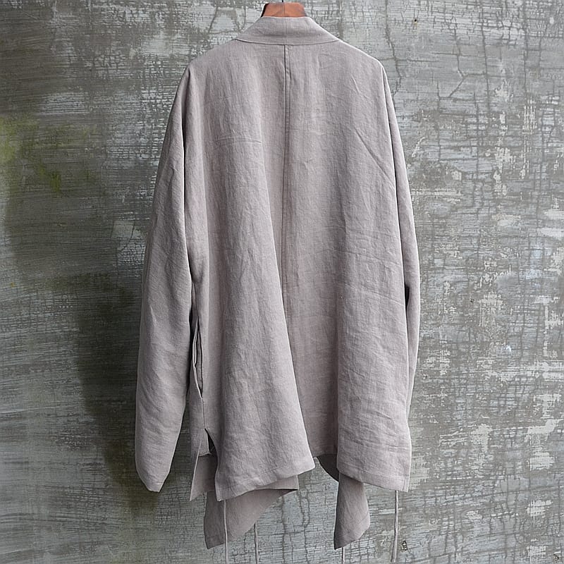 男性用の交差襟のチャイナジャケット