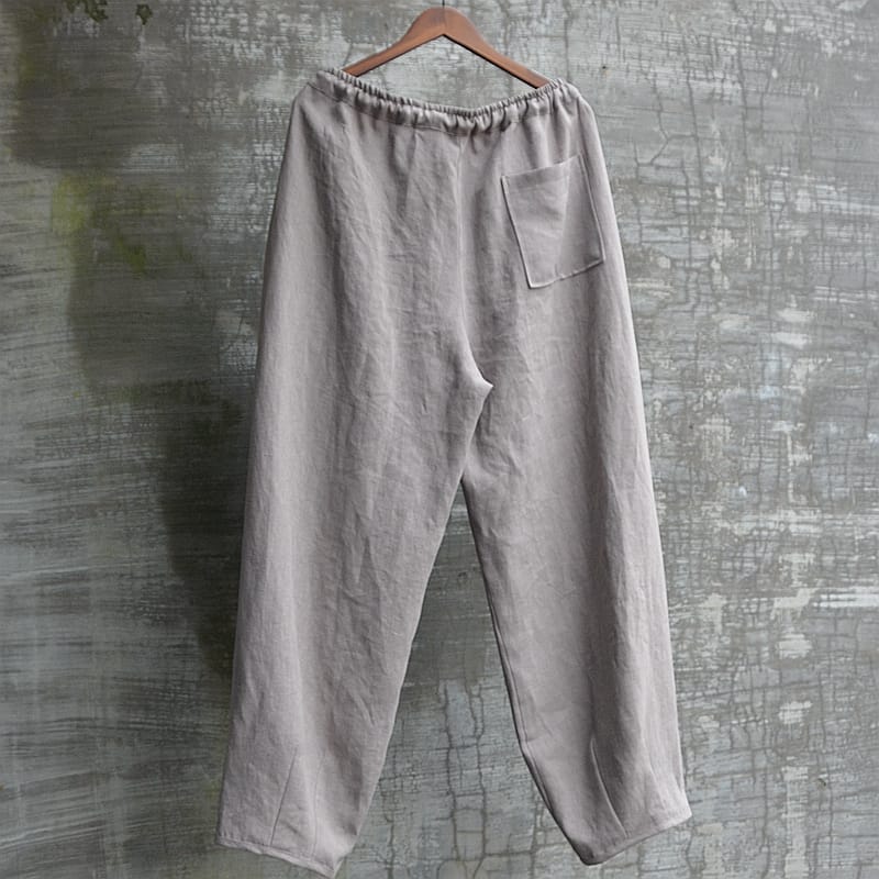 男性用のチャイナサルエルパンツ