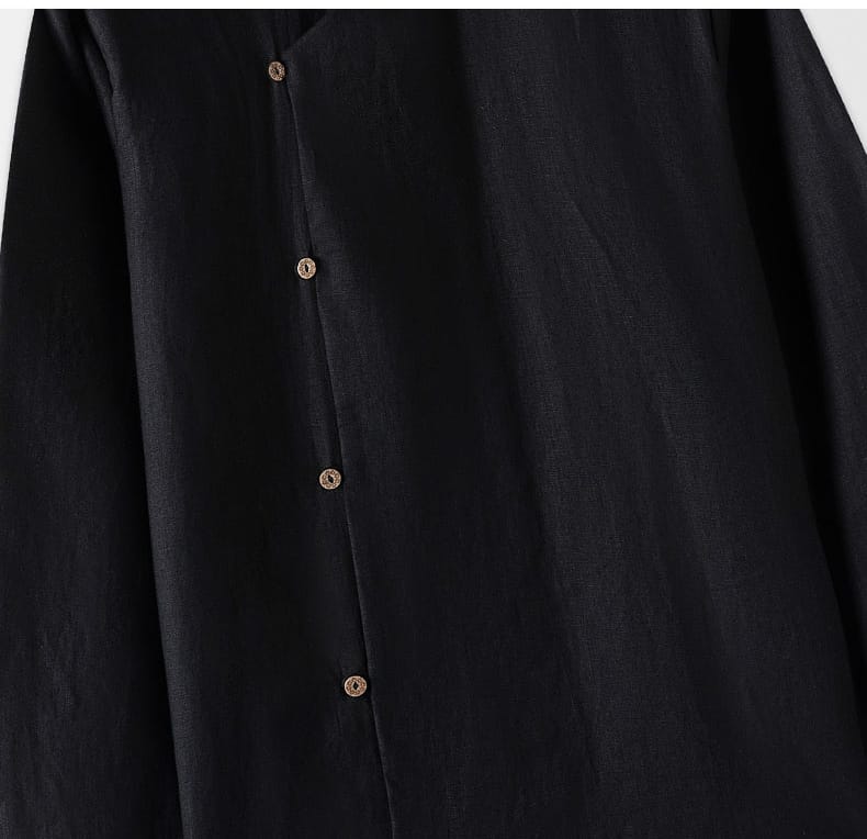 男性用の漢服シャツ