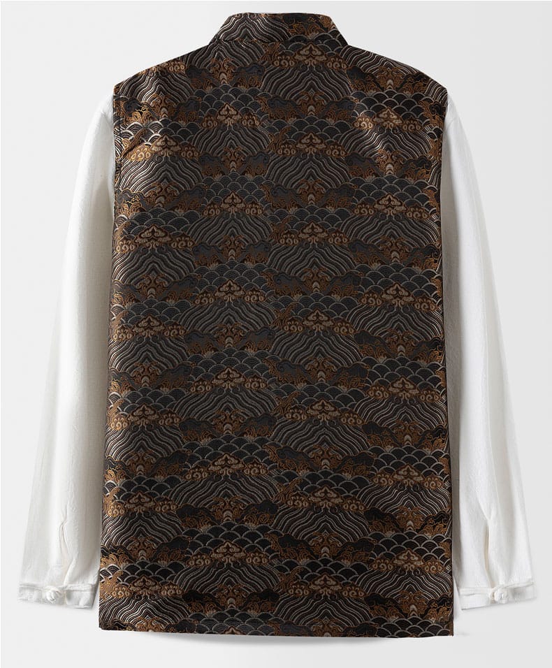 メンズのチャイナベスト