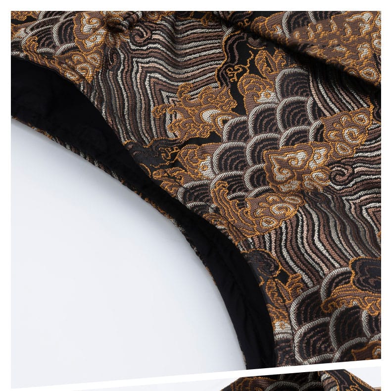 メンズのカンフーベスト