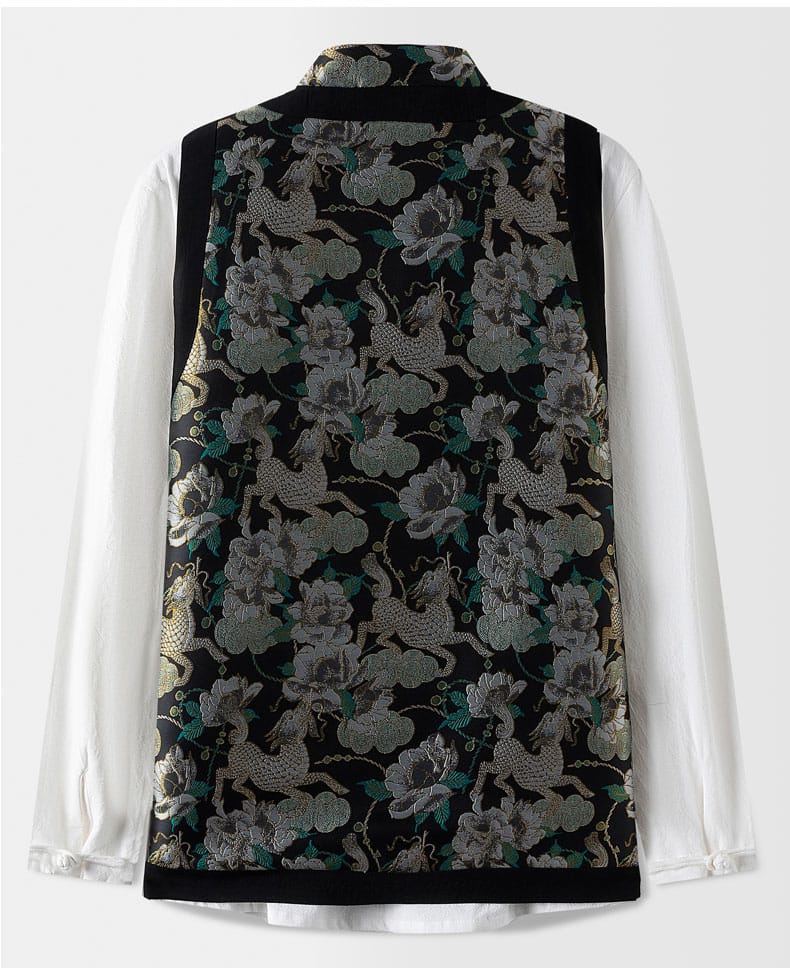 メンズのチャイナベスト