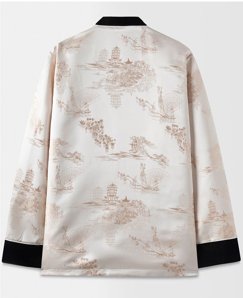 メンズのカンフーシャツ