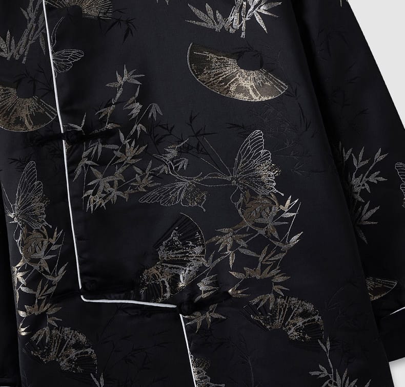 男性用の漢服シャツ