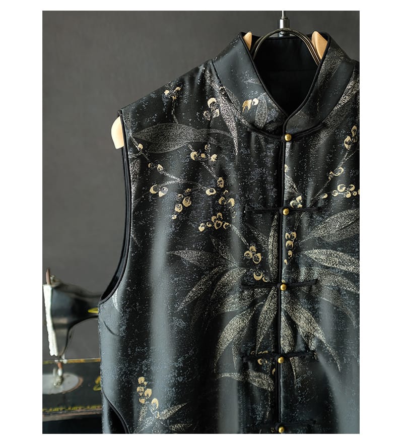 メンズのチャイナベスト