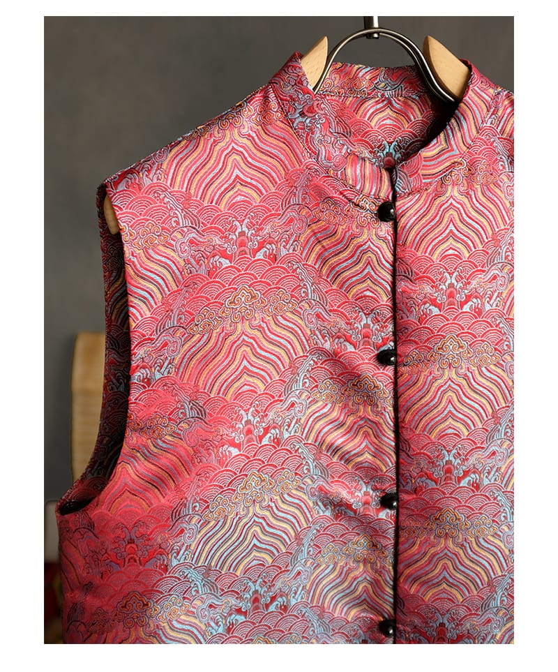 メンズの漢服ベスト