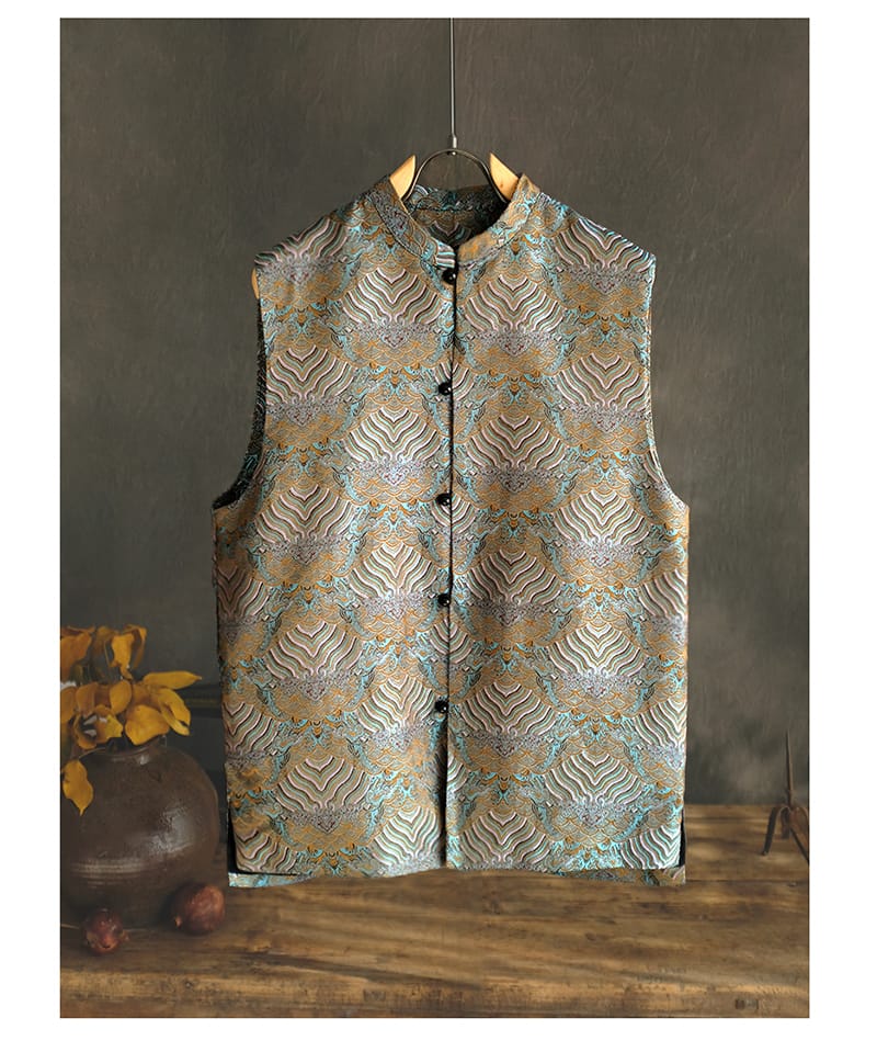 メンズの漢服ベスト