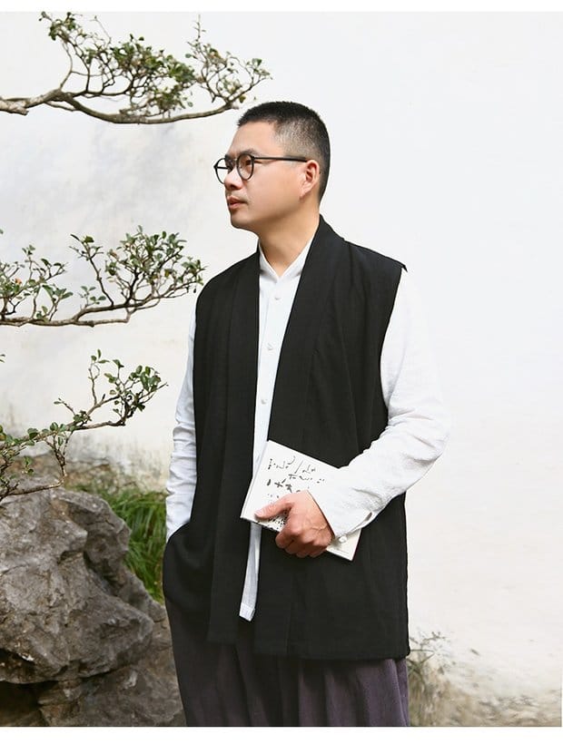 男性用の漢服ベスト