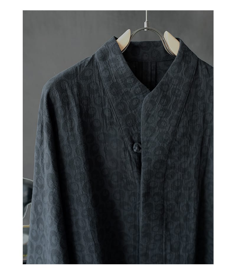 メンズの漢服襟ジャケット