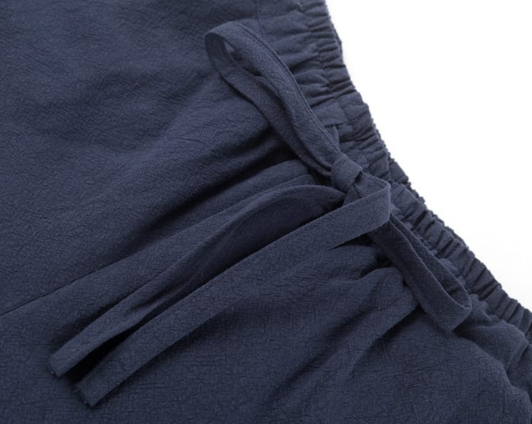 メンズの暖か防寒チャイナパンツ