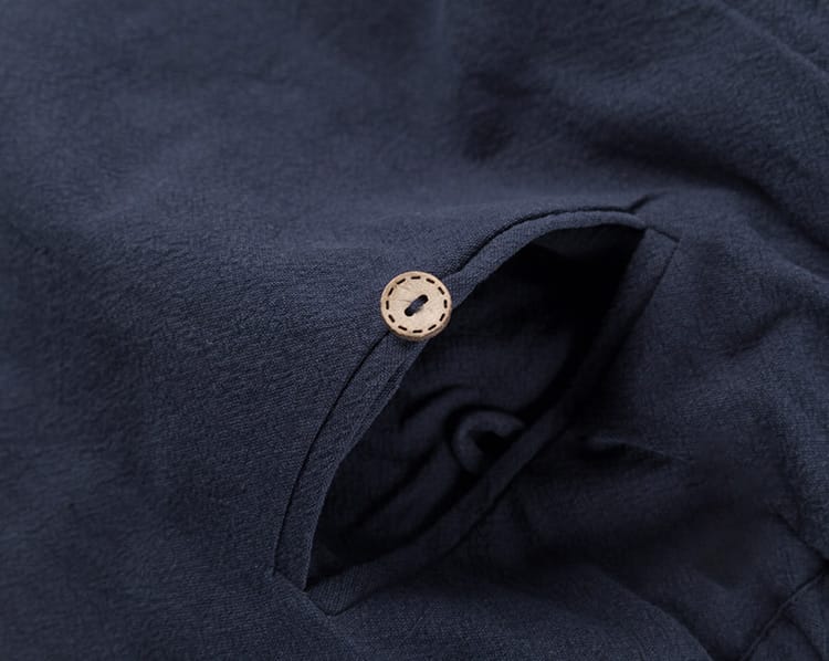 男性用の暖か中綿防寒カンフーパンツ