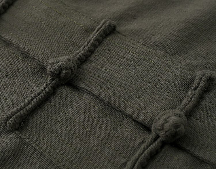 男性の綿ストレッチの中華スーツ