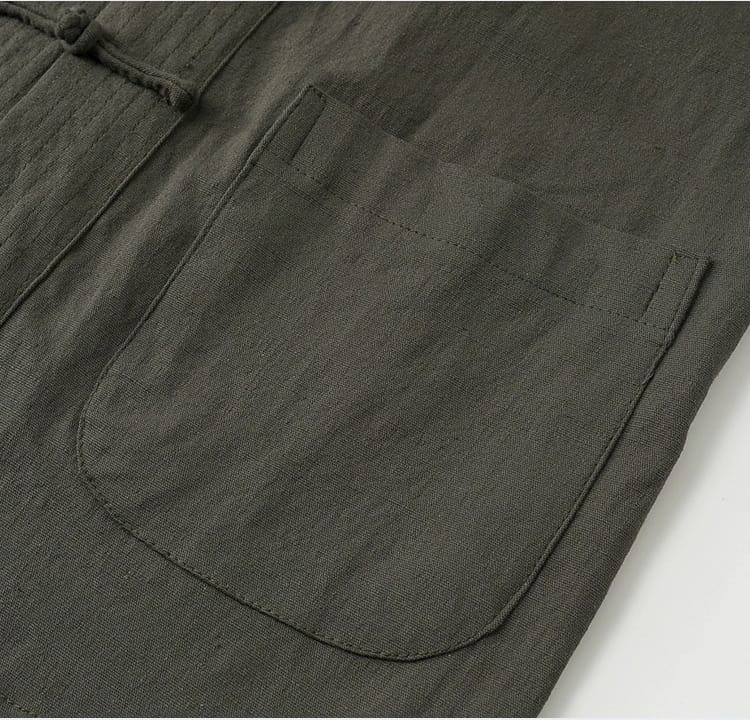 メンズの綿ストレッチのチャイナスーツ