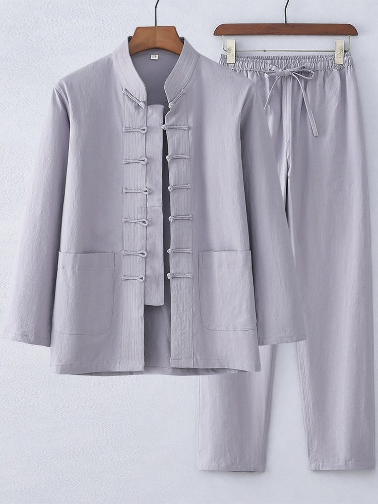 メンズの中華風上着