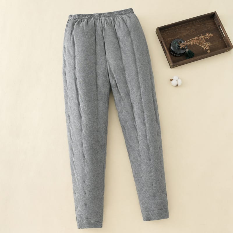 メンズの暖かチャイナパンツ