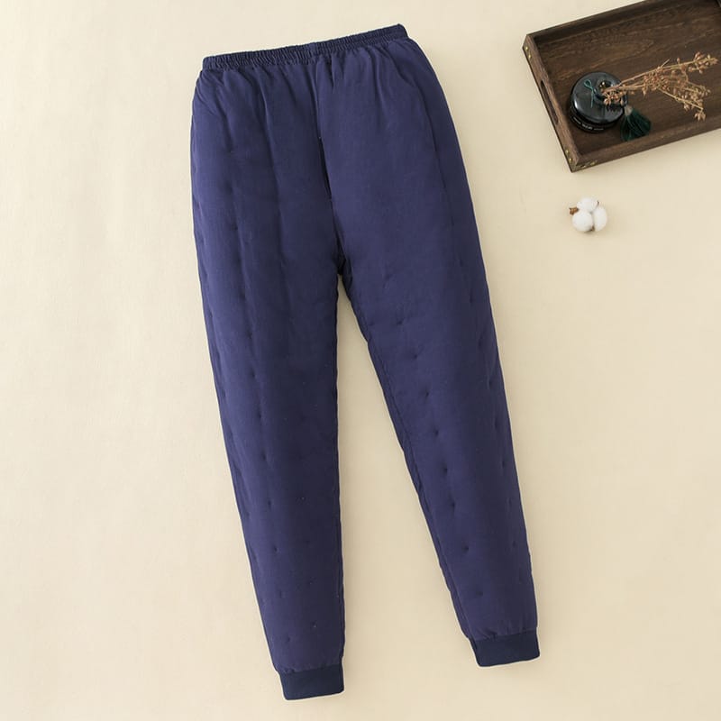 メンズの防寒太極拳パンツ