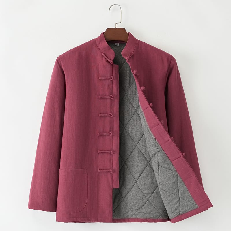 男性用の暖か中華服