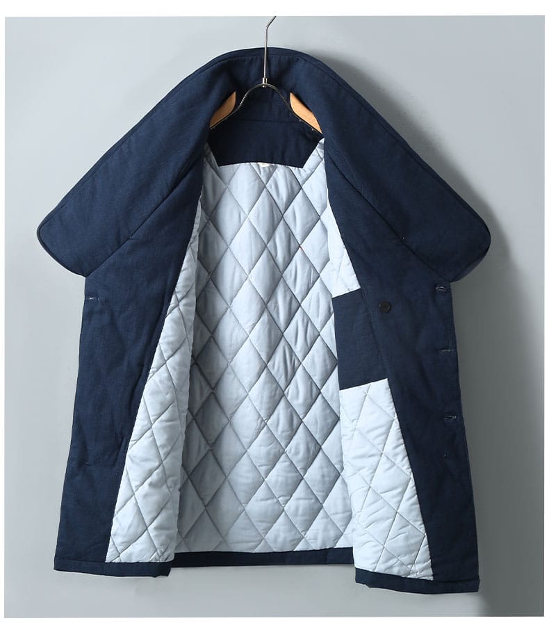 メンズの中綿チャイナジャケット