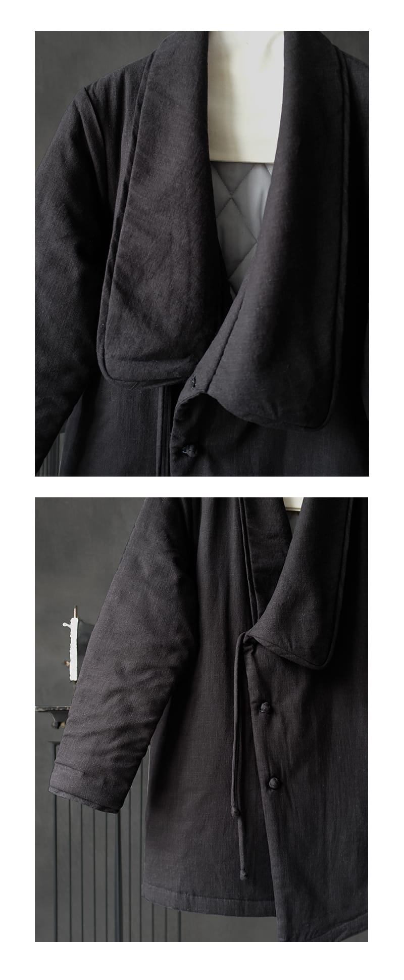 男性用の中綿チャイナ服