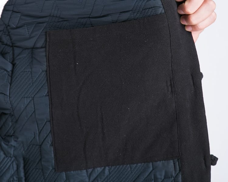 男性用の中華風中綿コート